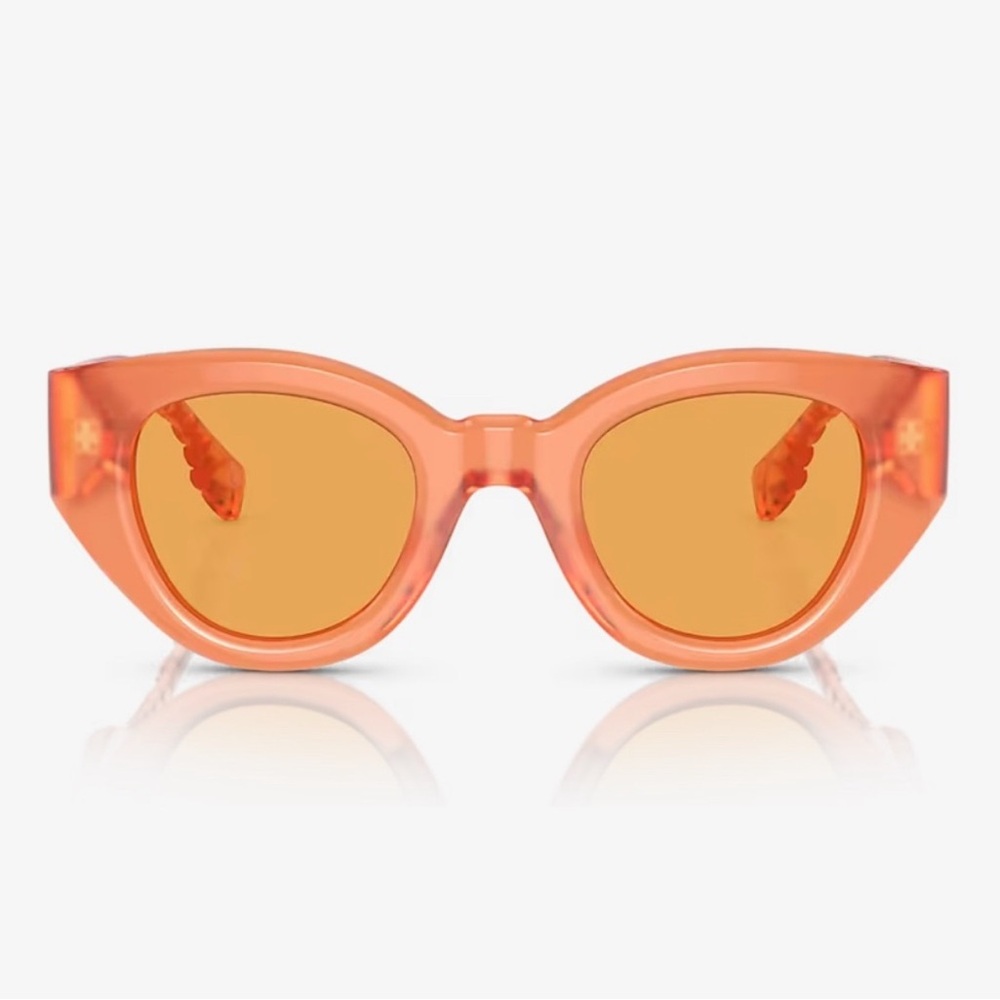 Burberry - translucent Orange frame Sunglasses B4390 - NWT - 47-25-140